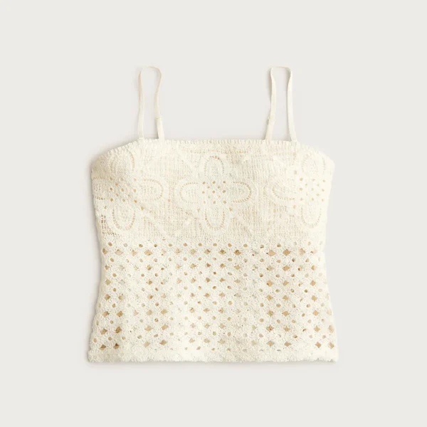Crochet bandeau tank top