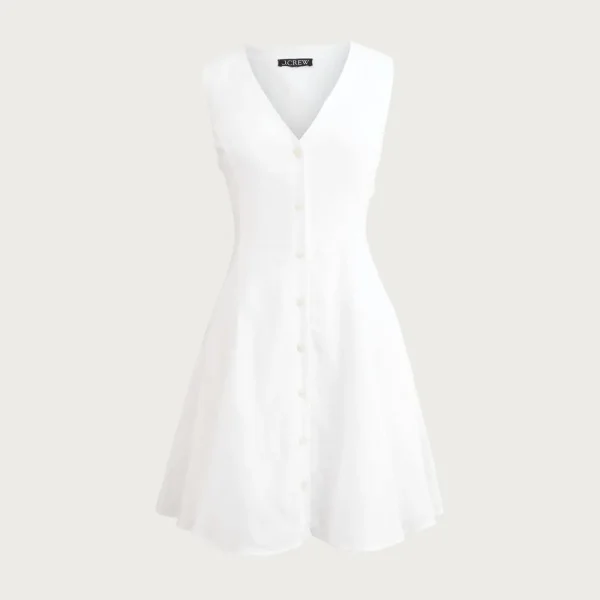 Linen mini dress