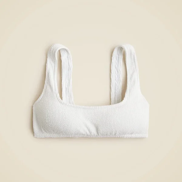 Scrunchie squareneck bikini top