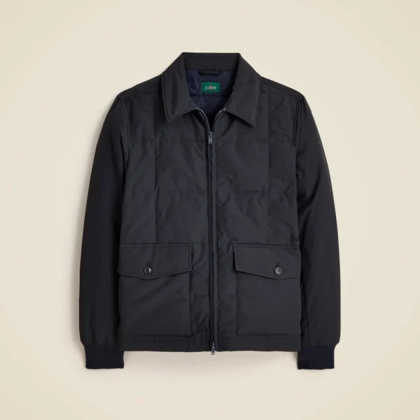 Box-quilt insulated jacket with PrimaLoft®