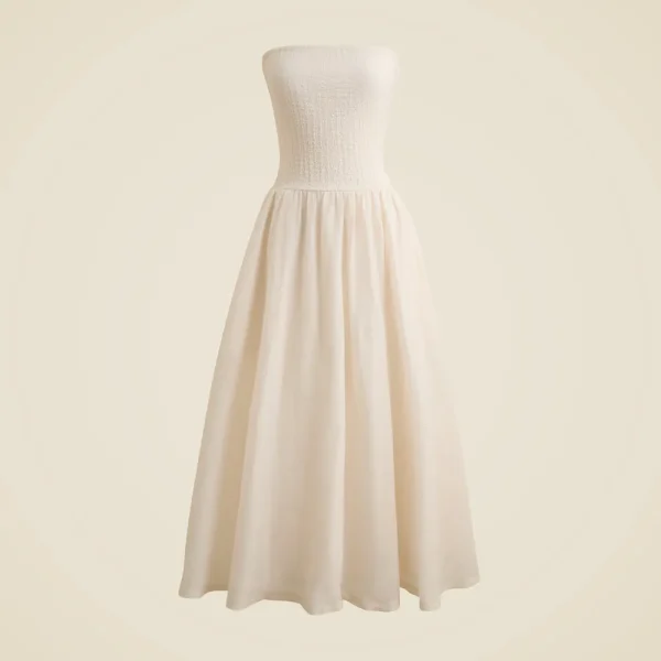 Strapless mixy dress