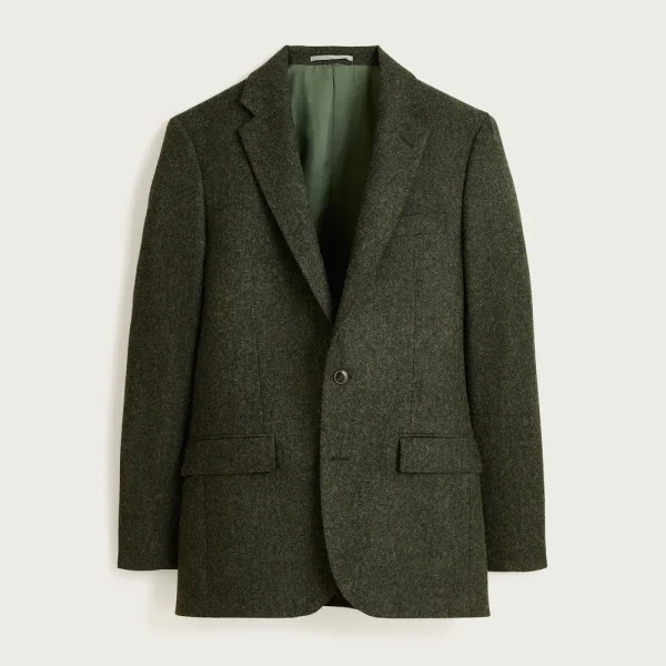 Ludlow Slim-fit suit jacket in English donegal wool tweed