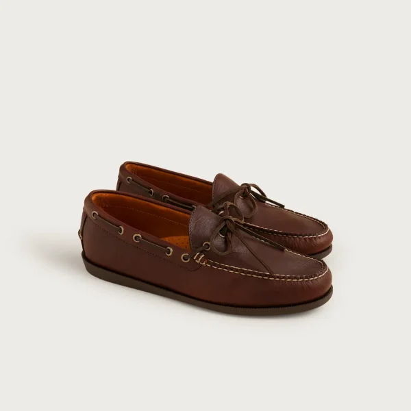 Lake shoes in leather