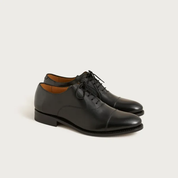 Essex cap toe oxfords in leather