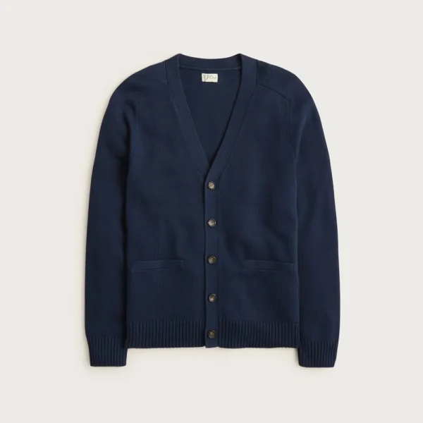 Heritage cotton V-neck cardigan