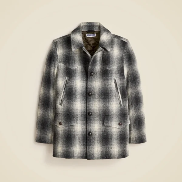 Wallace & Barnes wool-blend western peacoat