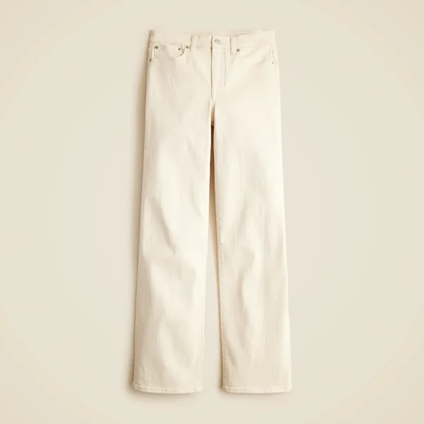 Full-length slim-wide jean