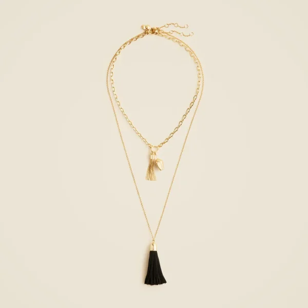 Tassel necklaces set-of-two
