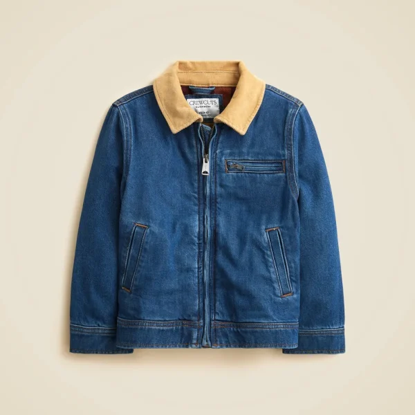 Kids’ lined denim jacket