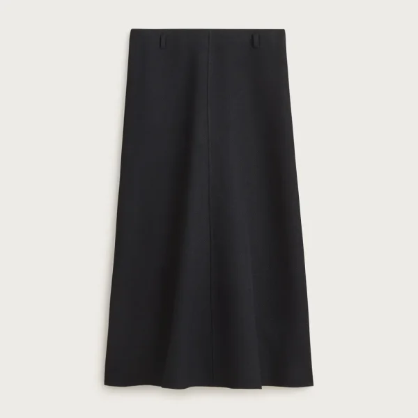 A-line skirt in bouclé