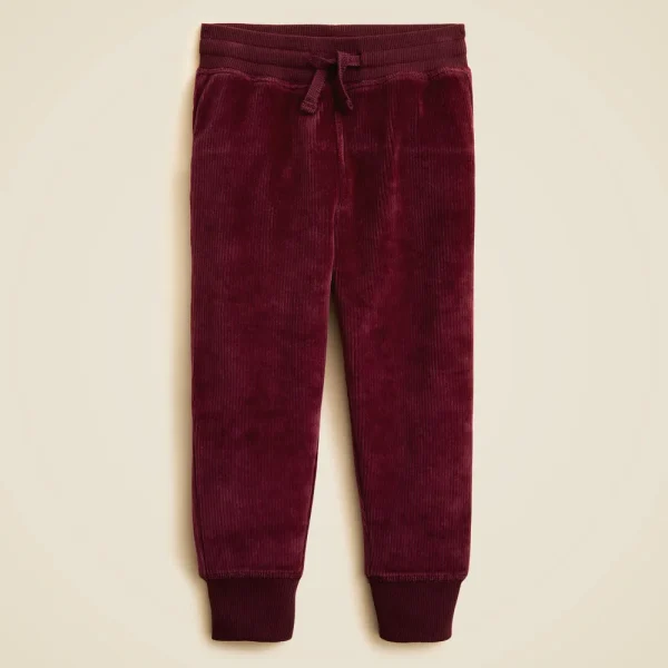 Kids’ knit corduroy jogger pant
