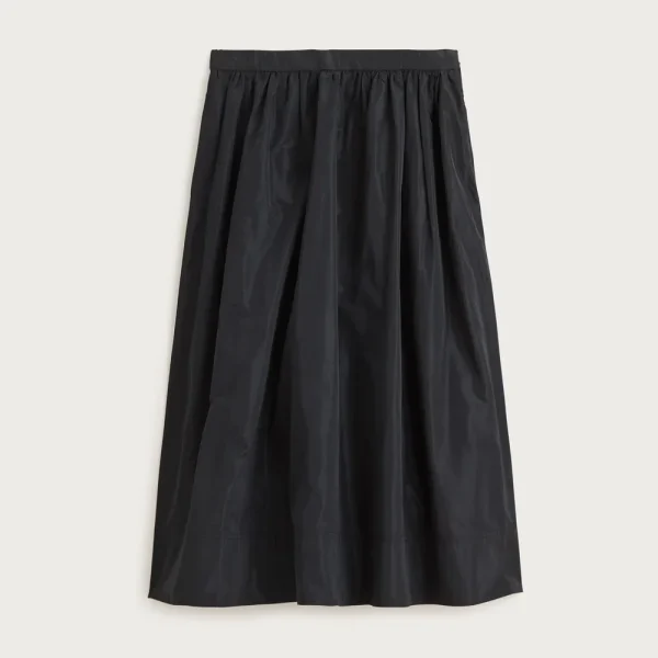 Midi ball skirt in taffeta