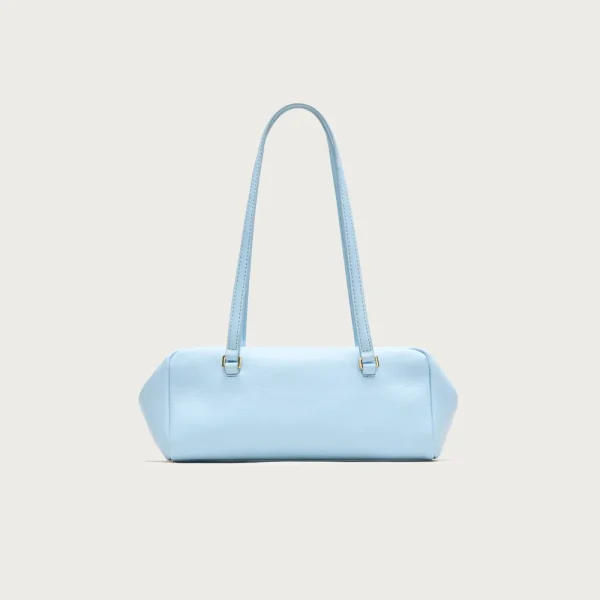 Delphine handknotted shoulder bag in straw