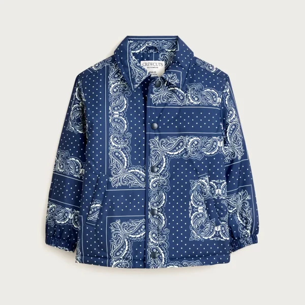 Limited-edition kids’ puffer shirt-jacket with PrimaLoft®