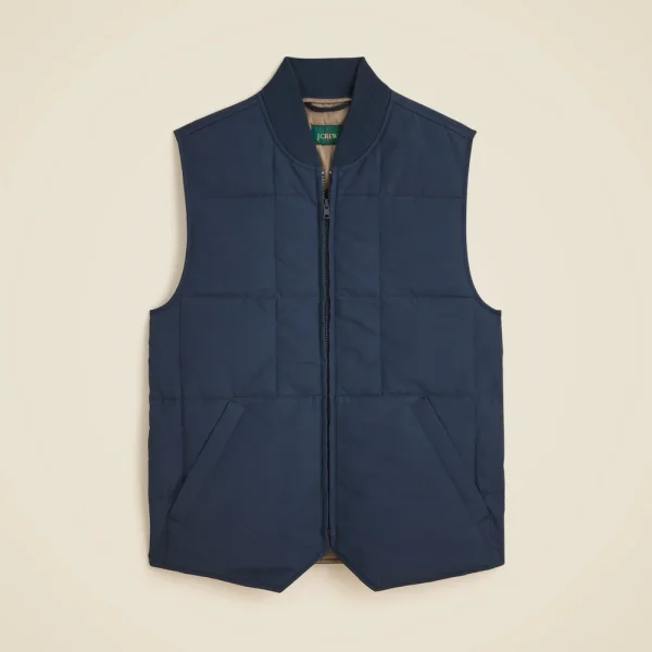 Box-quilt insulated vest with PrimaLoft®