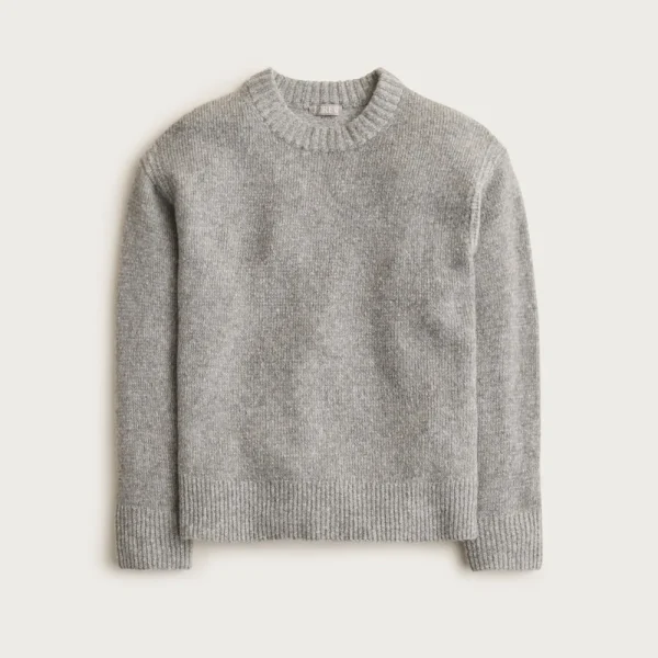 Relaxed crewneck pullover