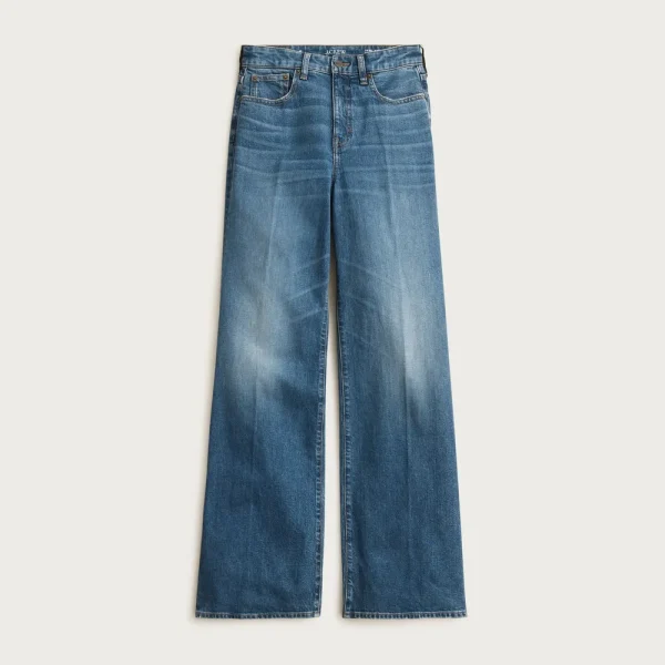Curvy denim trouser jean