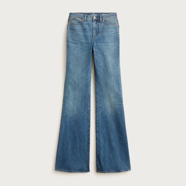 Vintage flare jean with flap pockets