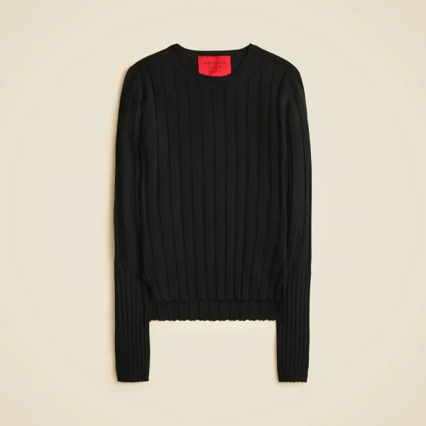 Alex Eagle X J.Crew ribbed long-sleeve T-shirt in merino wool