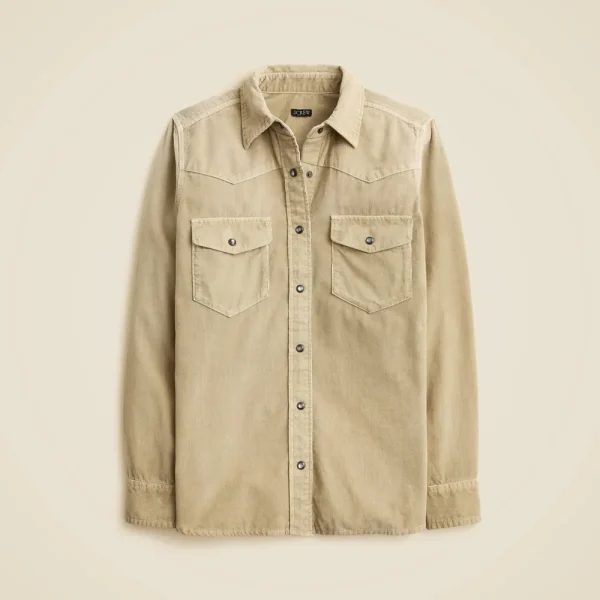 Jules western shirt in corduroy