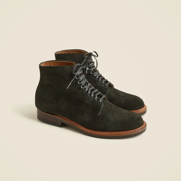 Alden® for J.Crew plain-toe boots in suede