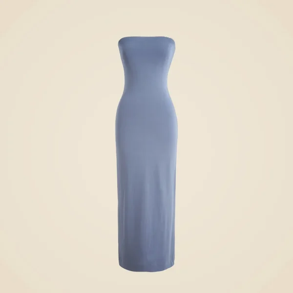 Rouje X J.Crew Cinéma strapless midi dress
