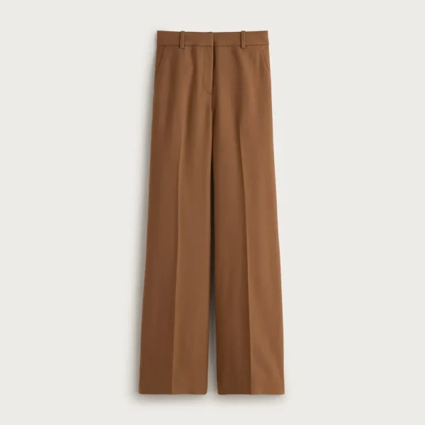 Carolina pant in wool-blend flannel