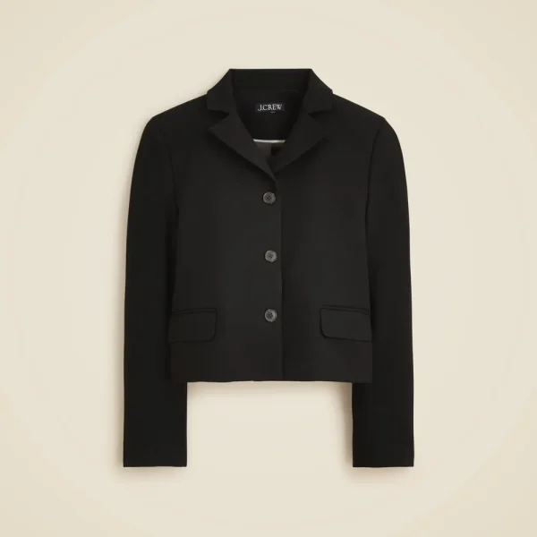 Cropped lady blazer in four-season stretch