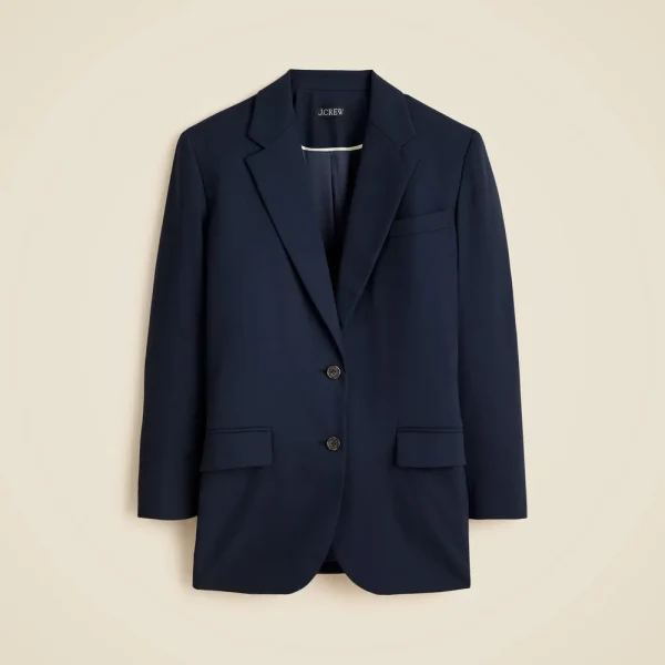 Gamine blazer in Italian studio wool blend