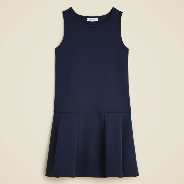 Girls’ uniform jumper dress in ponte