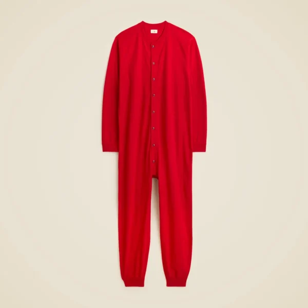 Union suit in premium-weight cotton