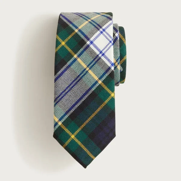 Scottish wool tartan tie