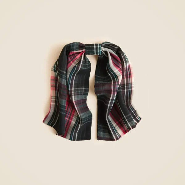 Chiffon bow clip