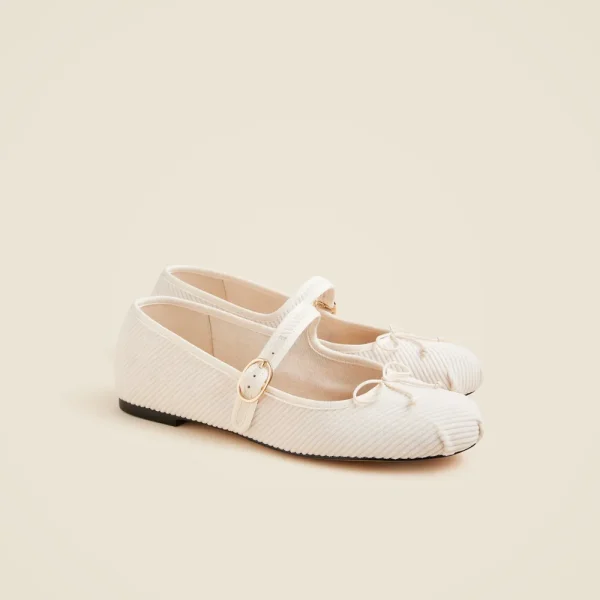 Logan Mary Jane ballet flats in corduroy