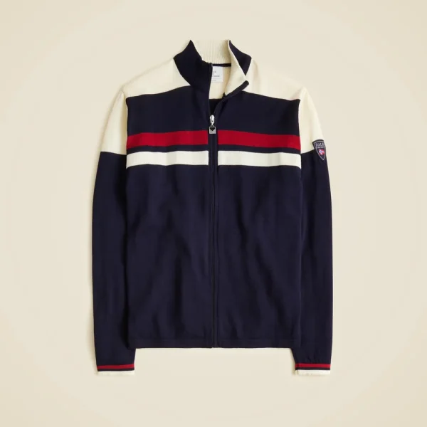 Dale of Norway Mount Stello full-zip sweater-jacket in merino wool
