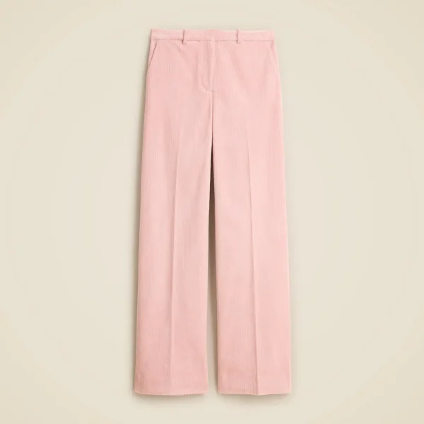 Wide-leg trouser in stretch corduroy