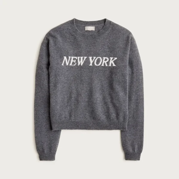 Perfect cashmere “New York” crewneck