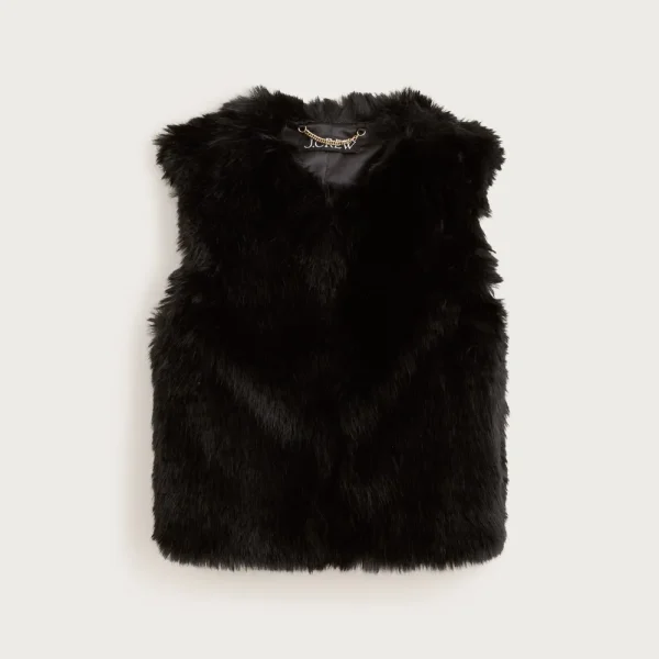 Faux-fur vest