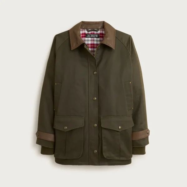 Broken-in Barn Jacket™ with faux-leather collar
