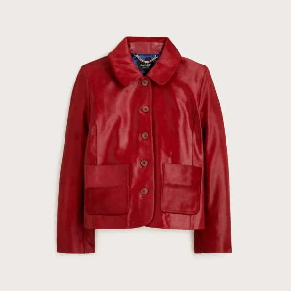 Collection lady jacket in pony hair