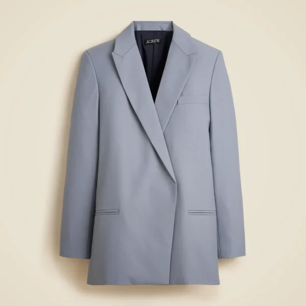 Oversized blazer in wool blend