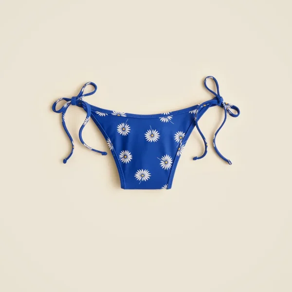 String bikini bottom in daisy print