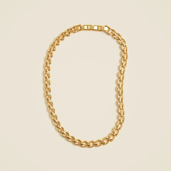 Metallic chainlink necklace