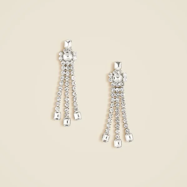 Beaded tassel earrings