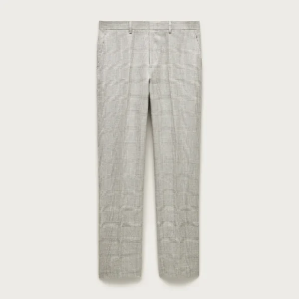 Crosby Classic-fit suit pant in English wool-linen blend