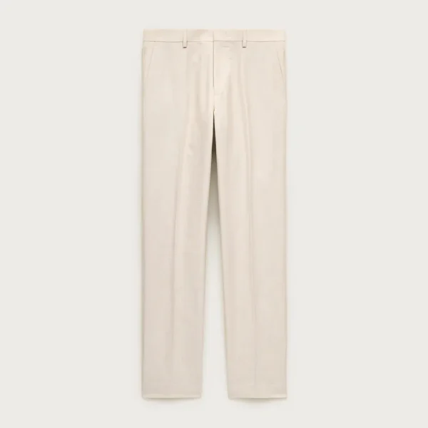 Ludlow Slim-fit suit pant in Portuguese cotton oxford