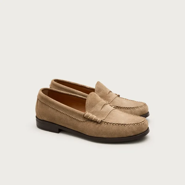 Camden suede loafers with rubber soles