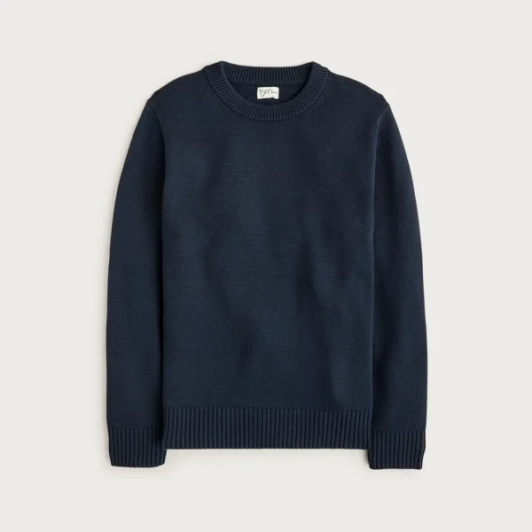 Heritage cotton sweater in stripe