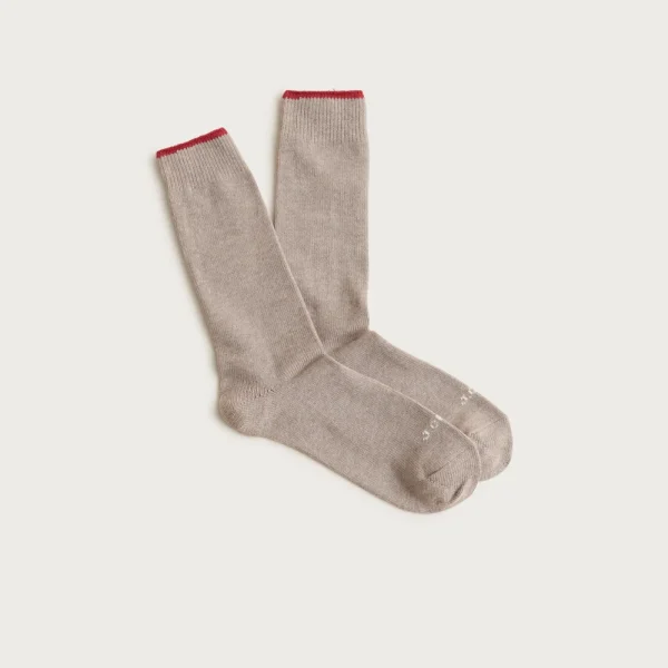 Tipped jersey socks
