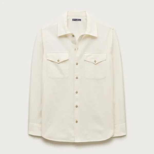 Wallace & Barnes chambray workshirt in hemp-cotton blend
